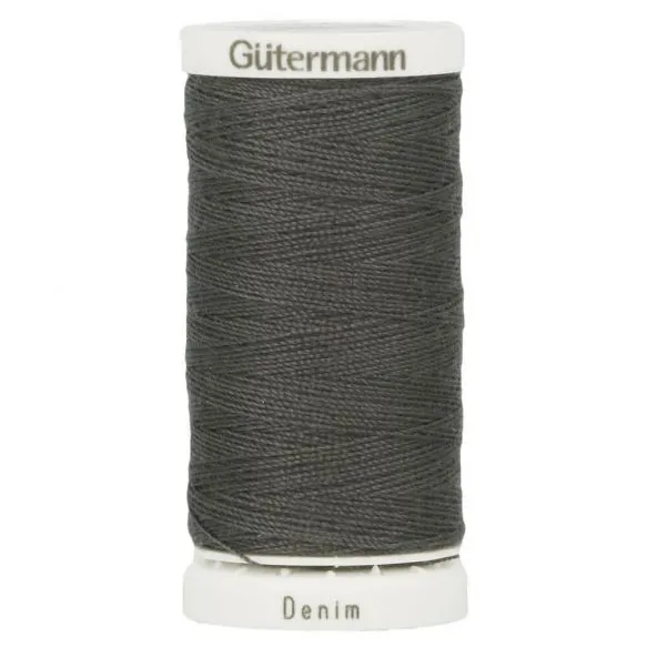 Gütermann jeans (denim) naaigaren - 100 meter- col. 9455 - grijs